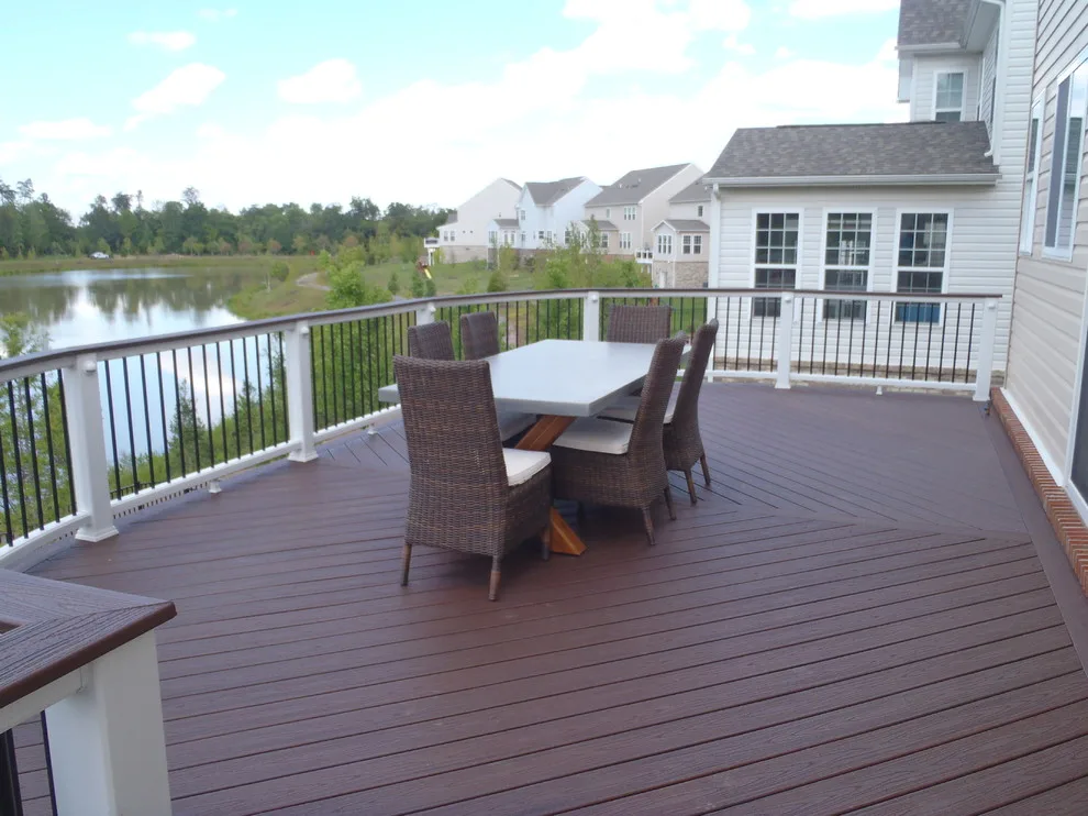 Tailored Curved Deck and Patio by Deckscapes Of VA, LLC - Photo 9