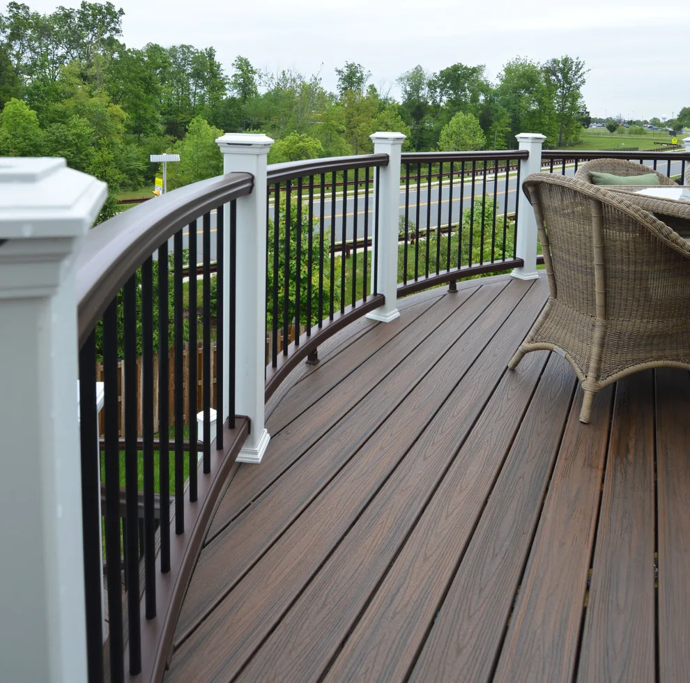 Tailored Curved Deck and Stairs by Deckscapes Of VA, LLC - Photo 7