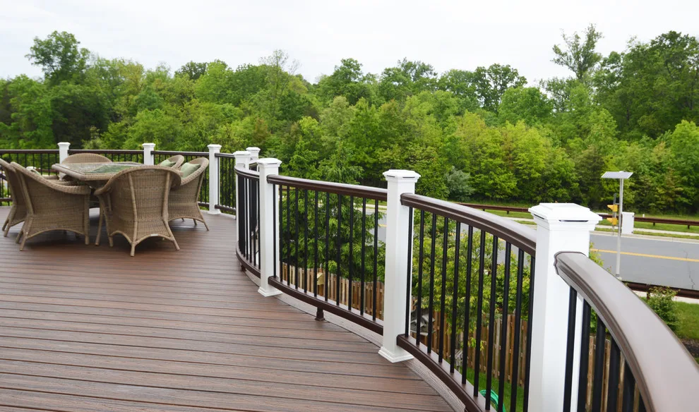 Tailored Curved Deck and Stairs by Deckscapes Of VA, LLC - Photo 5