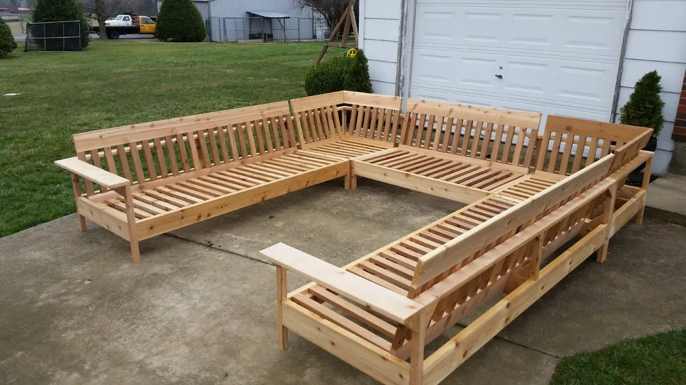 Bespoke Cedar Outdoor Sectional by Quality Decking Solutions Llc - Photo 2