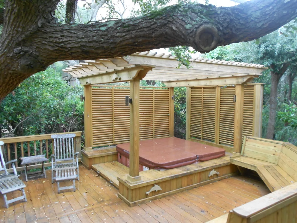Personalized Spa Deck by Earth Wood Fire Landscape - Photo 2