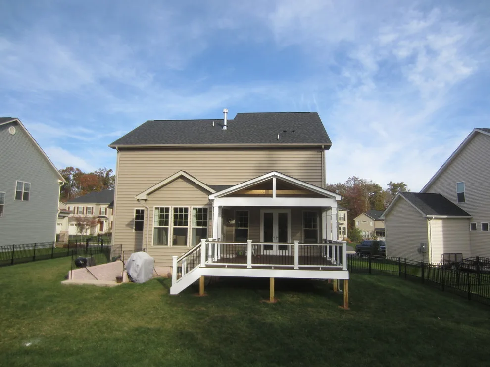 Bespoke Open Porch and Deck by Deckscapes Of VA, LLC - Photo 4