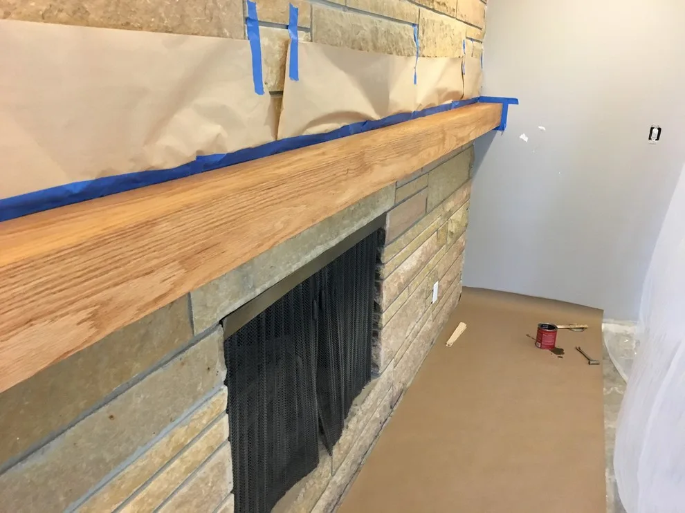 Bespoke Red Oak Countertop and Fireplace Mantel by Sterling Pride Construction LLC - Photo 2