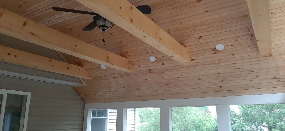 bespoke screened porch featuring floor-to-ceiling screens by Dynamic Deck Solutions - Photo 2