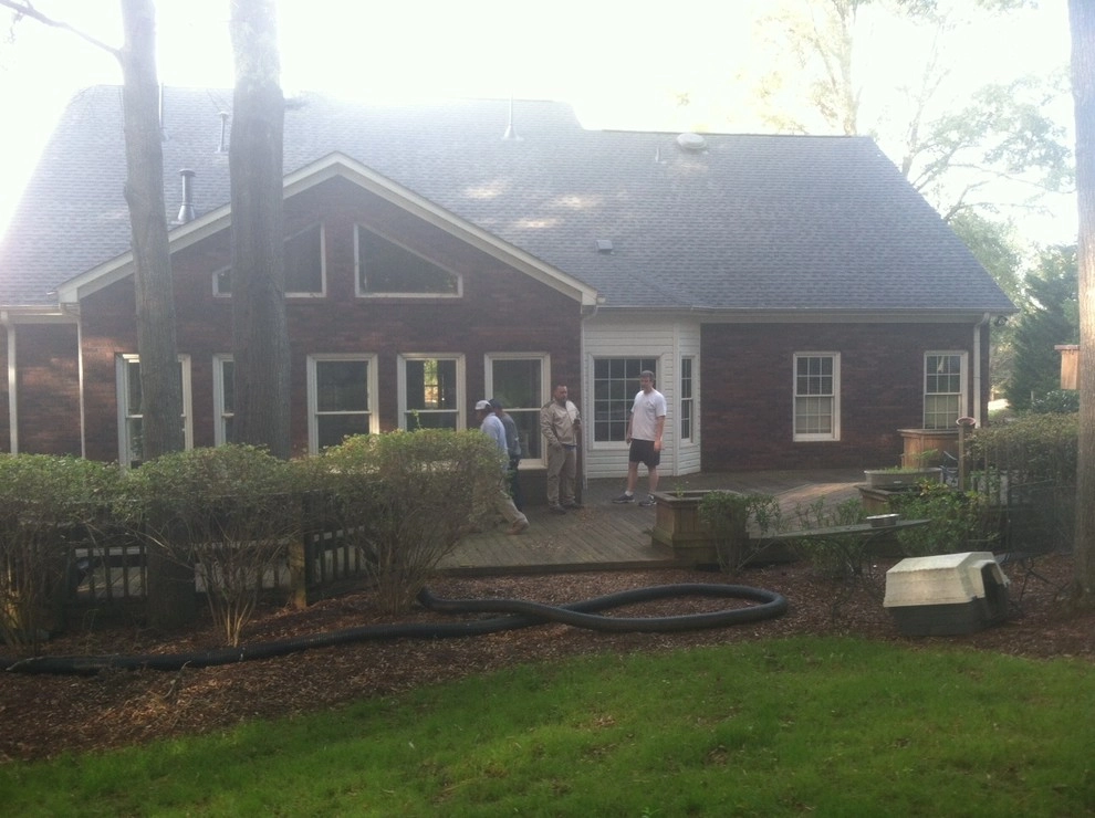 Deck Removal for New Outdoor Living space by SecureTurf - Charlotte Landscaping Experts - Photo 2