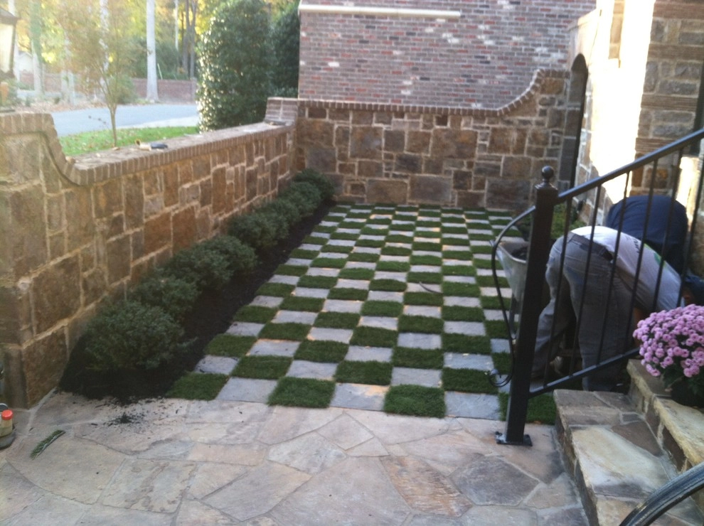 Charlotte Checkerboard Courtyard by SecureTurf - Charlotte Landscaping Experts - Photo 3