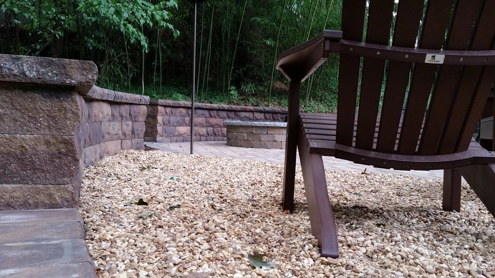 Walkways, retaining walls, patio with fire pit! by SecureTurf - Charlotte Landscaping Experts - Photo 5