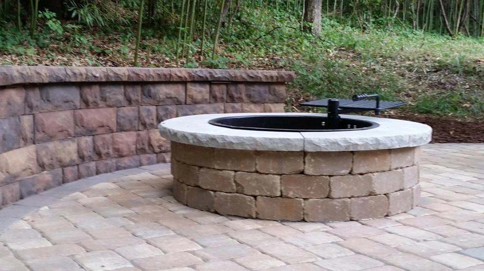Walkways, retaining walls, patio with fire pit! by SecureTurf - Charlotte Landscaping Experts - Photo 2