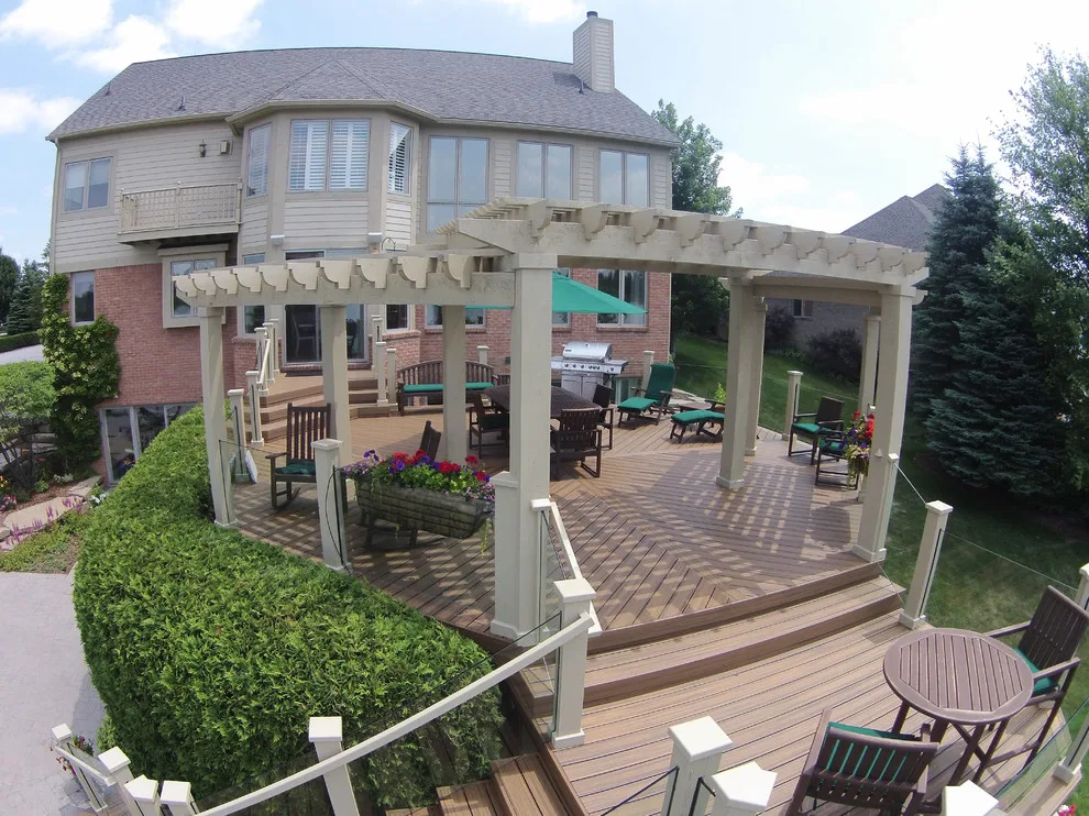 Bespoke Trex Deck in Oxford Michigan by Miles Bradley Building And Remodeling - Photo 4