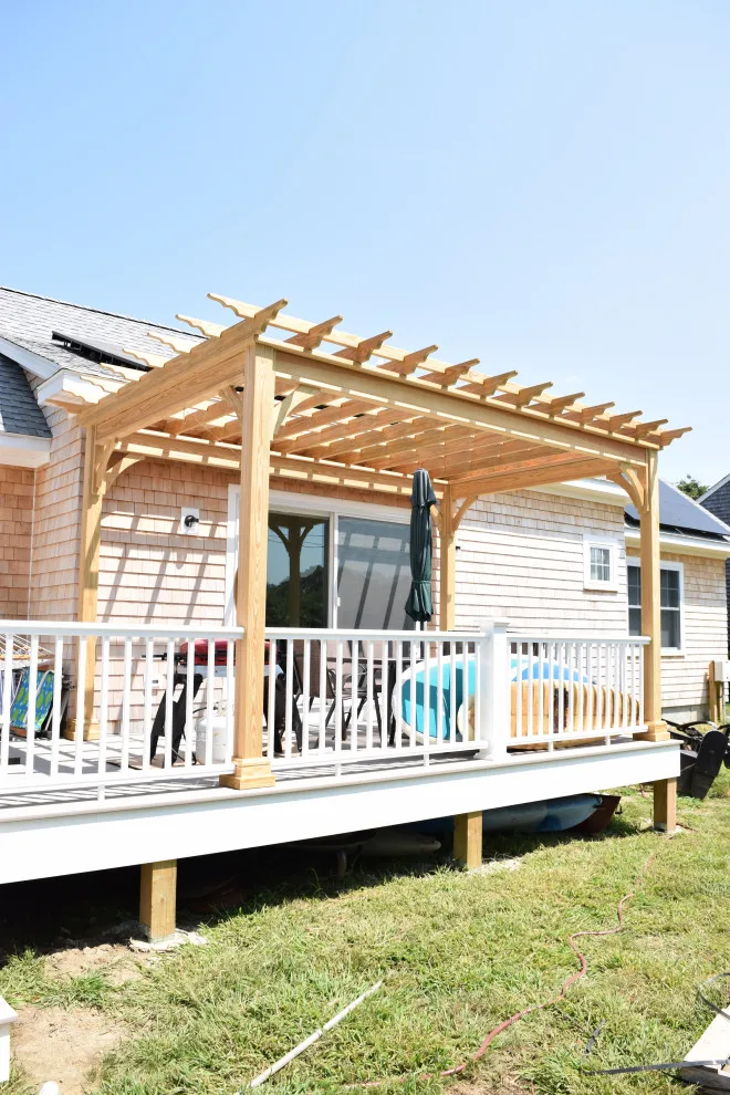 Bespoke Unfinished Timber Pergola by Baystate Outdoor Personia - Photo 4