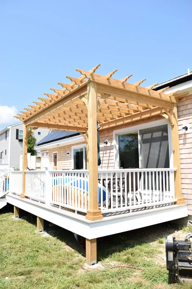 Bespoke Unfinished Timber Pergola by Baystate Outdoor Personia - Photo 5
