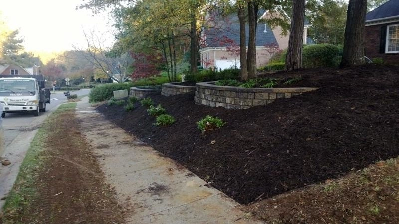 Sloping Front Yard in the Charlotte Metro area by SecureTurf - Charlotte Landscaping Experts - Photo 3