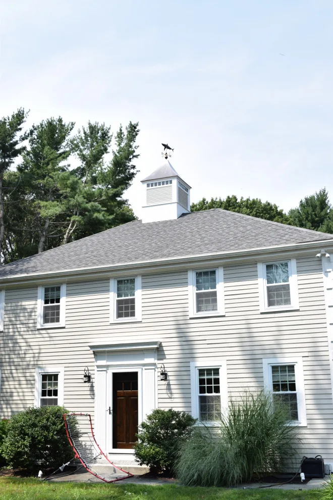 Personalized Vinyl Cupola Featuring a Shark Weathervane by Baystate Outdoor Personia - Photo 3