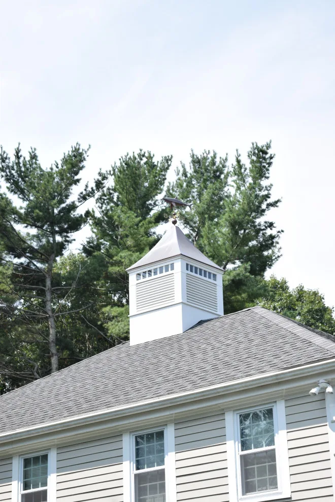 Personalized Vinyl Cupola Featuring a Shark Weathervane by Baystate Outdoor Personia - Photo 7