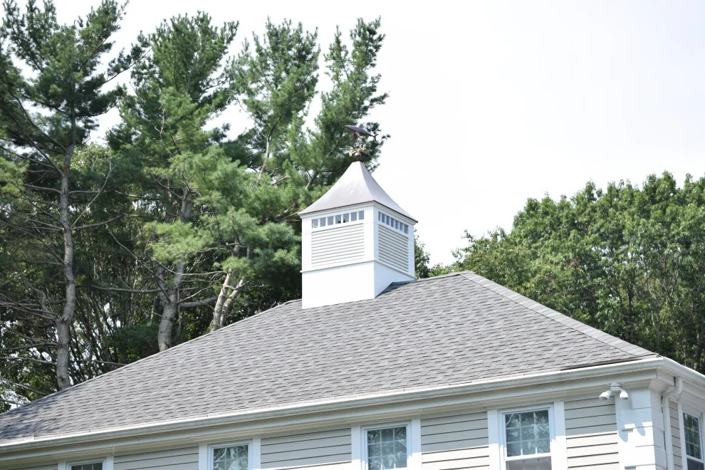 Personalized Vinyl Cupola Featuring a Shark Weathervane by Baystate Outdoor Personia - Photo 5