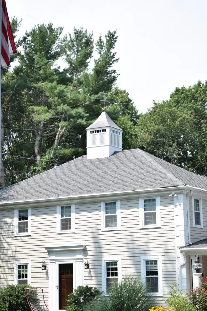 Personalized Vinyl Cupola Featuring a Shark Weathervane by Baystate Outdoor Personia - Photo 6