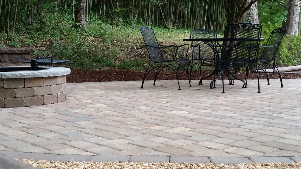 Walkways, retaining walls, patio with fire pit! by SecureTurf - Charlotte Landscaping Experts - Photo 3