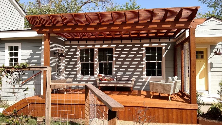 Pergola and Deck at Historic Austin Home by Archadeck Of Austin - Photo 2