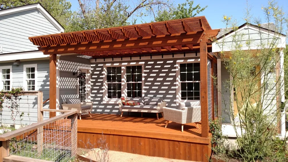 Pergola and Deck at Historic Austin Home by Archadeck Of Austin - Photo 8