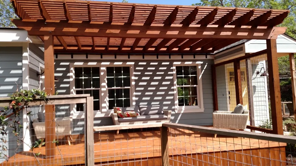 Pergola and Deck at Historic Austin Home by Archadeck Of Austin - Photo 10