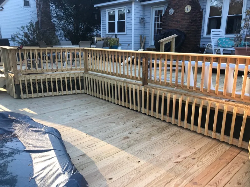 Deck and Pool Deck Renovation by L3 Installer Services, LLC. - Photo 9