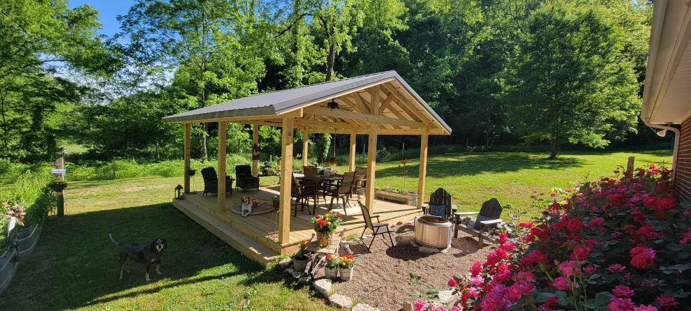 Covered Free-Standing Deck in Santa Fe, TN by Troys Outdoor Services - Photo 2
