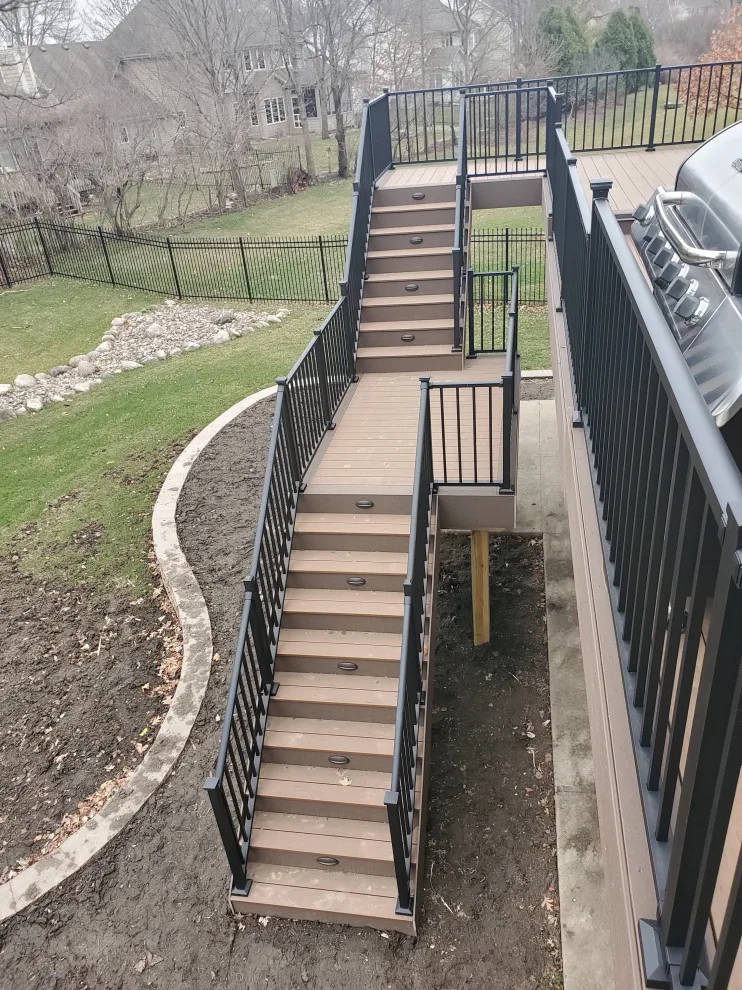 Twin Level Timbertech Terrain by Deck & Drive Solutions - Photo 8