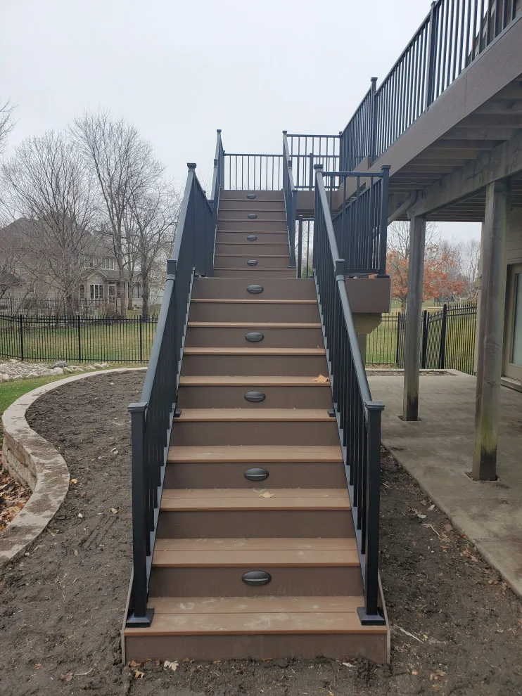 Twin Level Timbertech Terrain by Deck & Drive Solutions - Photo 4