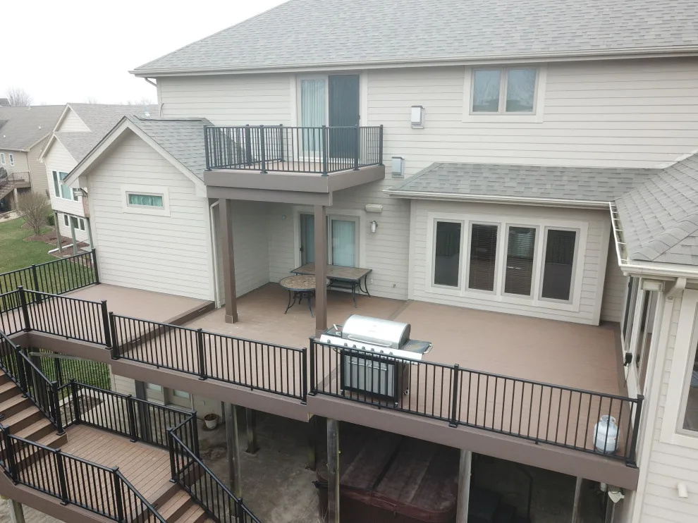 Twin Level Timbertech Terrain by Deck & Drive Solutions - Photo 7