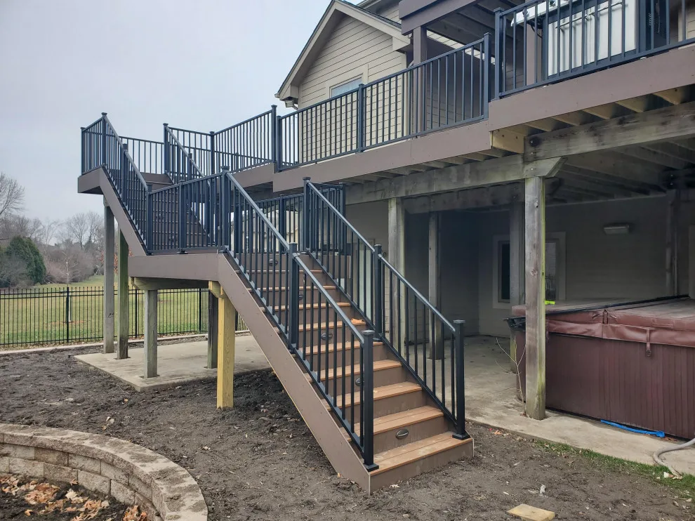 Twin Level Timbertech Terrain by Deck & Drive Solutions - Photo 11