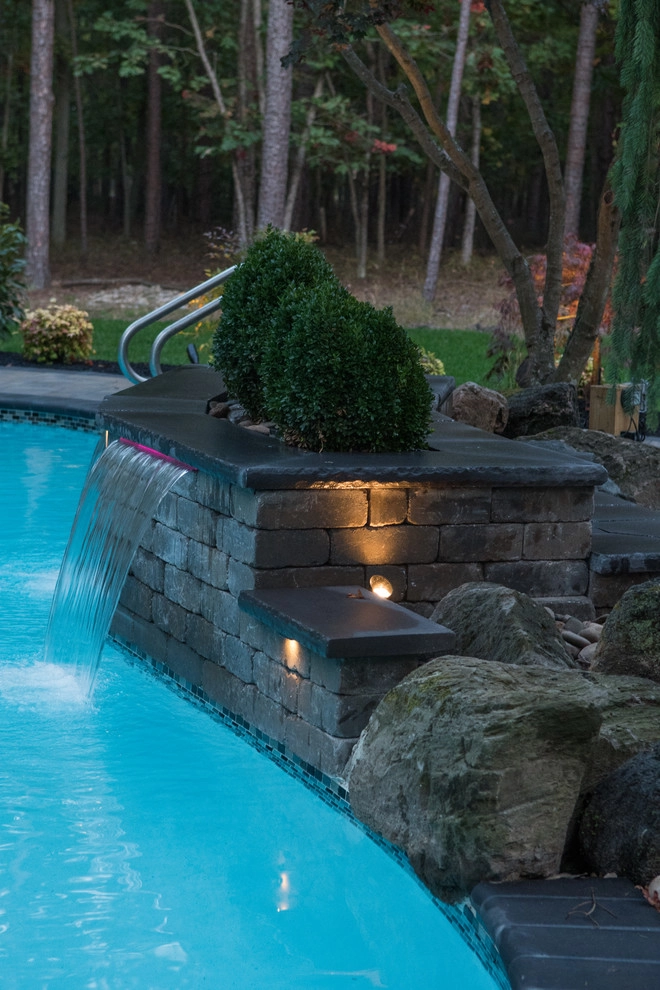 From Green to Clean. Check out this fabulous poolscape! by Sherwood Landscape Lighting And Design - Photo 7