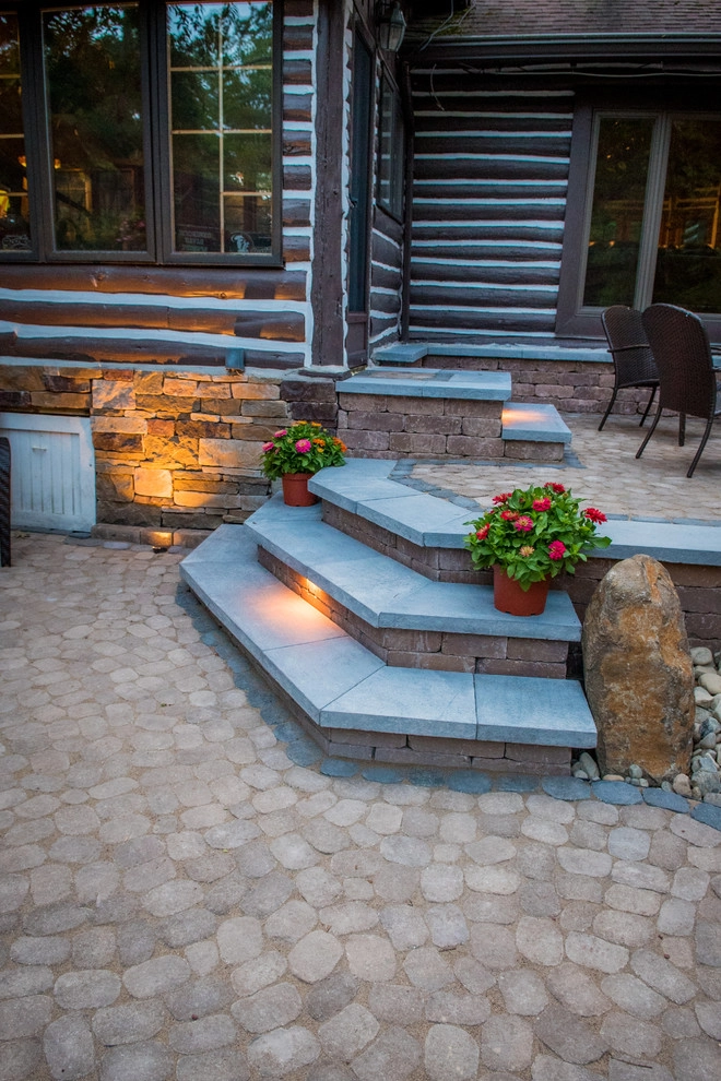 Lake Front Patio and Built In Grill by Sherwood Landscape Lighting And Design - Photo 7