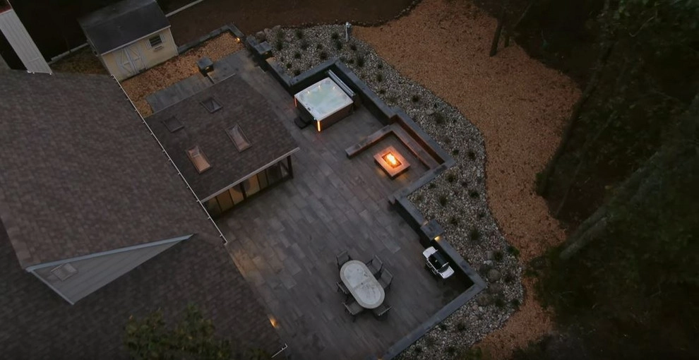 Modern Outdoor Living Space by Sherwood Landscape Lighting And Design - Photo 3