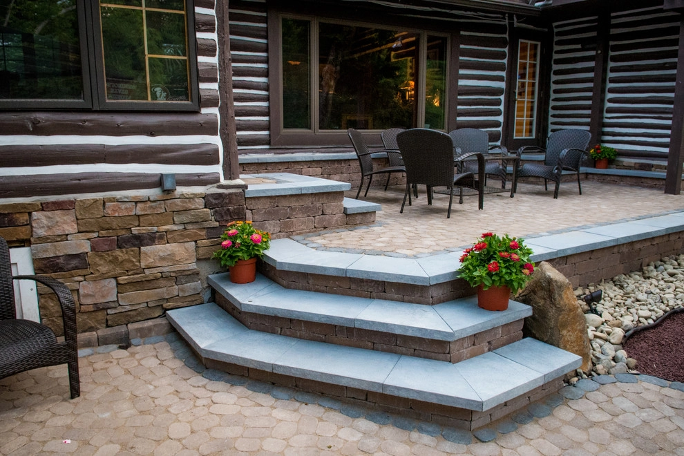 Lake Front Patio and Built In Grill by Sherwood Landscape Lighting And Design - Photo 4