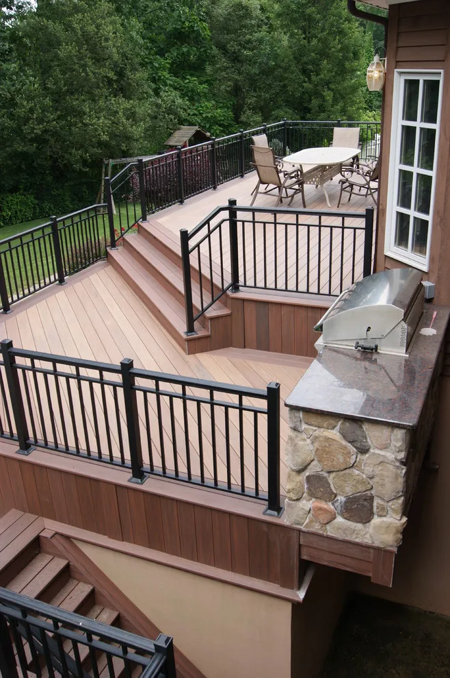 Sophisticated deck design from indoors to poolside by Deck Remodelers.com - Photo 2
