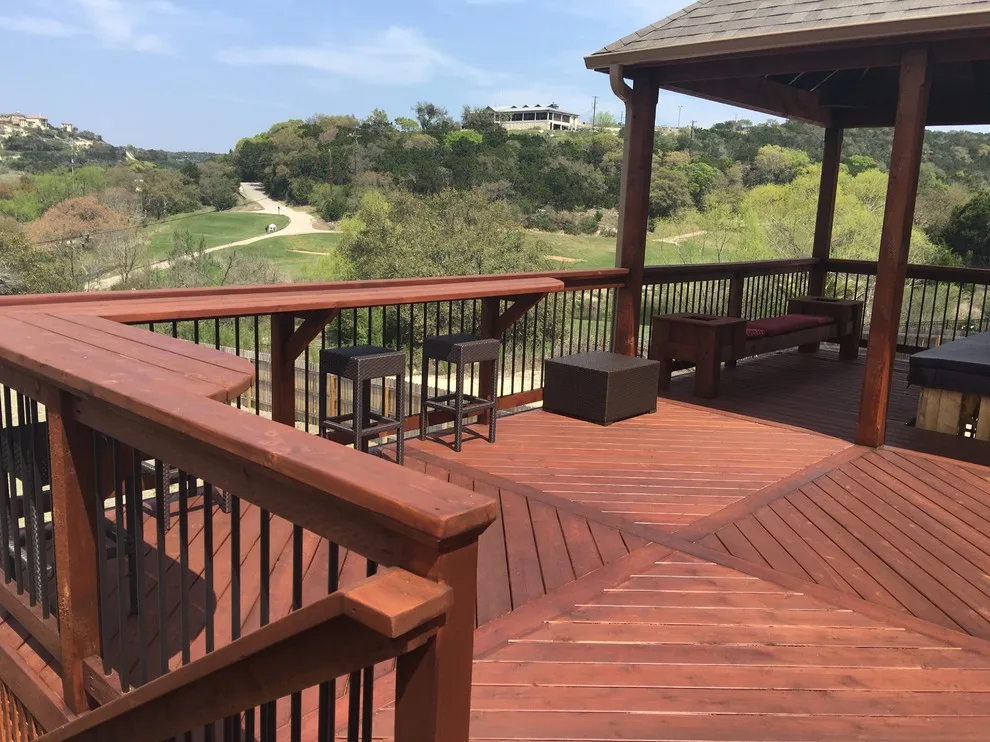 Swim Spa Deck and Lattice Storage Solution in Helotes, TX by Diamond Decks - Photo 7