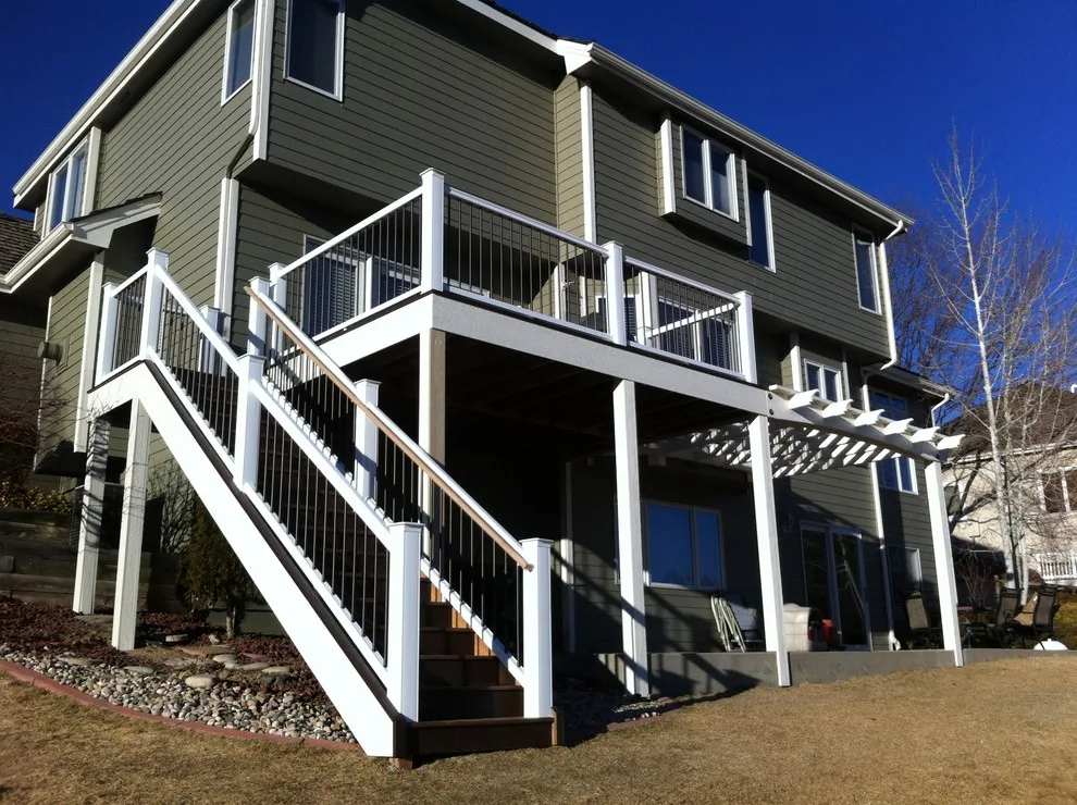 Raised deck and painted gazebo by Sundeck Designs LLC - Photo 2