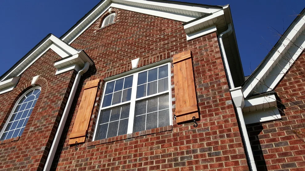 Outdoor Shutters and Attached Pergola by Good Charlotte Cedar - Photo 3