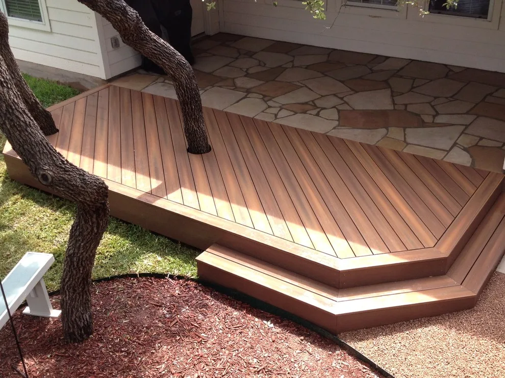 Fiberon Composite Decking with Antique Leuder Patio by Austin Add-A-Deck - Photo 4