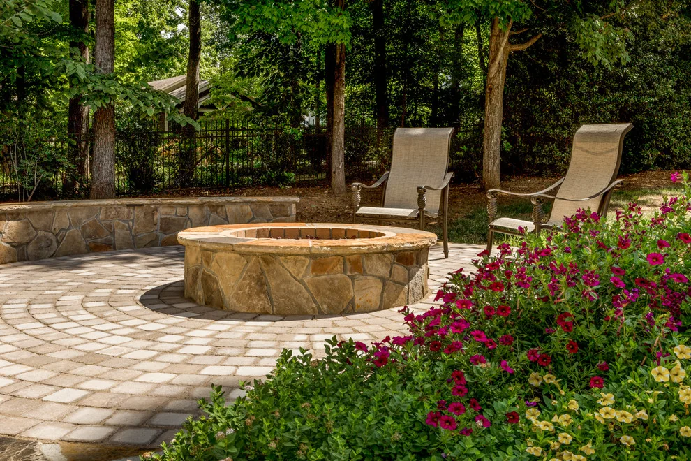 Patio with Firepit and Pavers by The Stone Man - Photo 4
