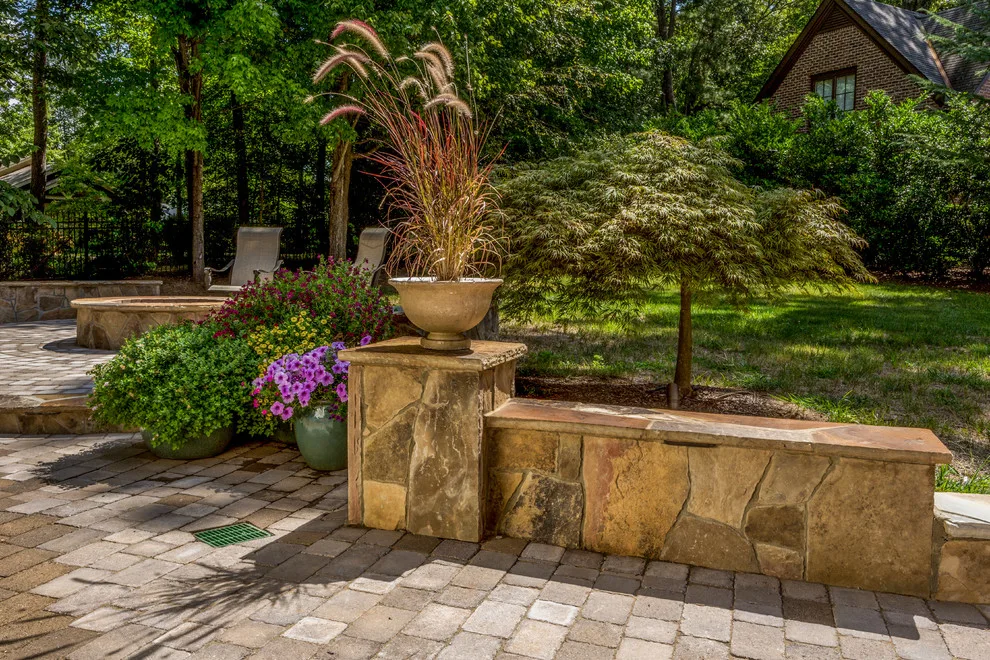 Patio with Firepit and Pavers by The Stone Man - Photo 2