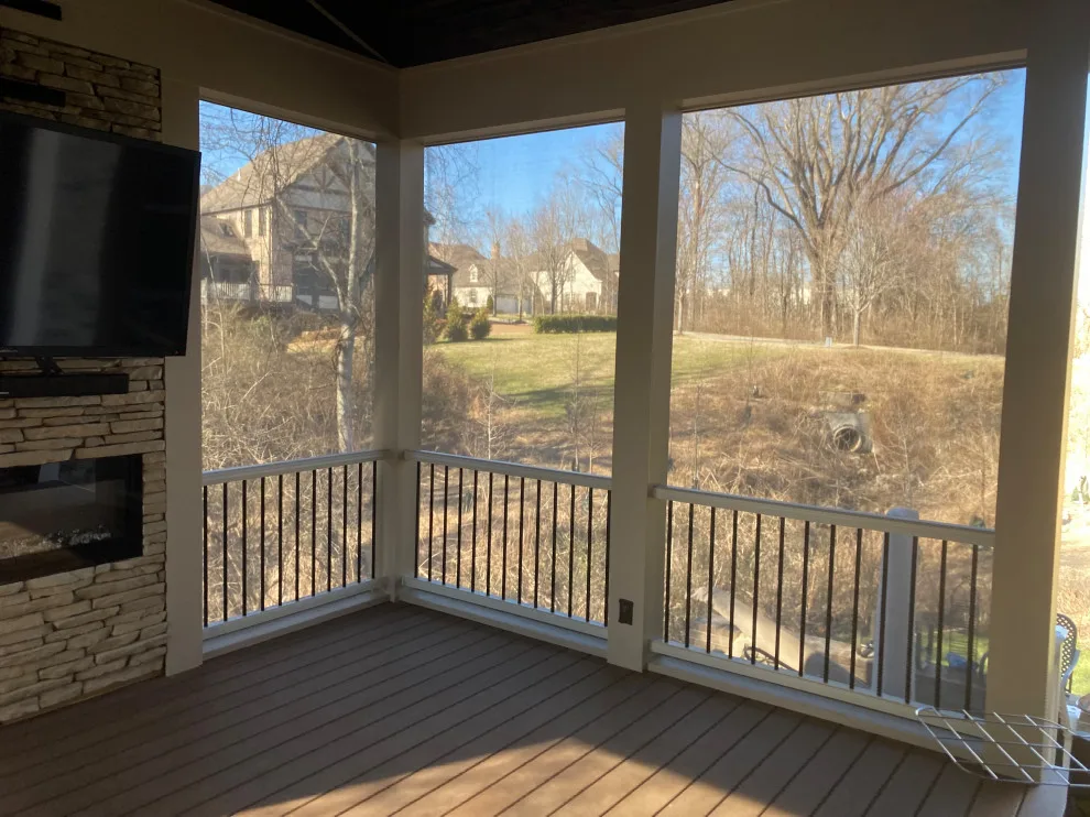 Retractable Screen Porch by Franklin Trex by Nixon Renovations - Photo 3