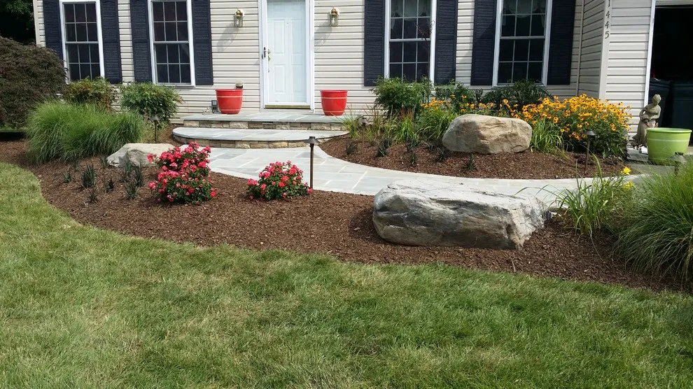 Entrance pathway design by Coastal Outdoor Spaces - Photo 4