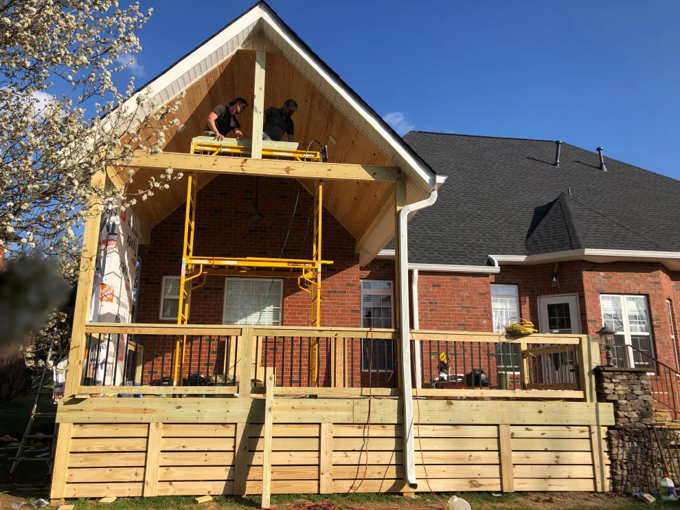 Gable expansion with terrace by Epoch Construction LLC - Photo 2