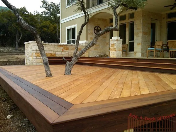Garapa Decking with Ipe Surround by Austin Add-A-Deck - Photo 3
