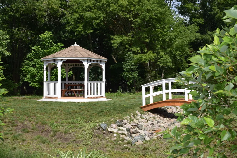 Bridge-Connected Gazebo by Baystate Outdoor Personia - Photo 6