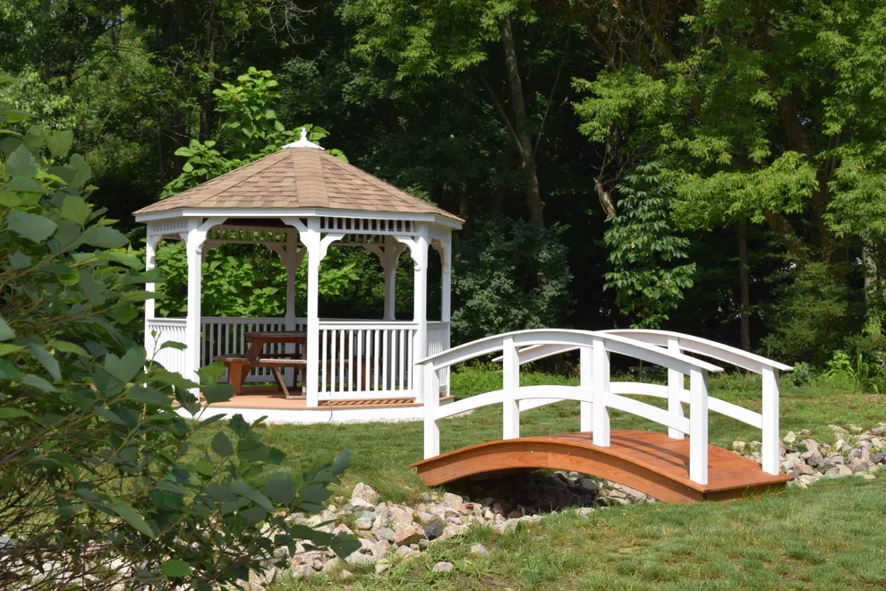 Bridge-Connected Gazebo by Baystate Outdoor Personia - Photo 5