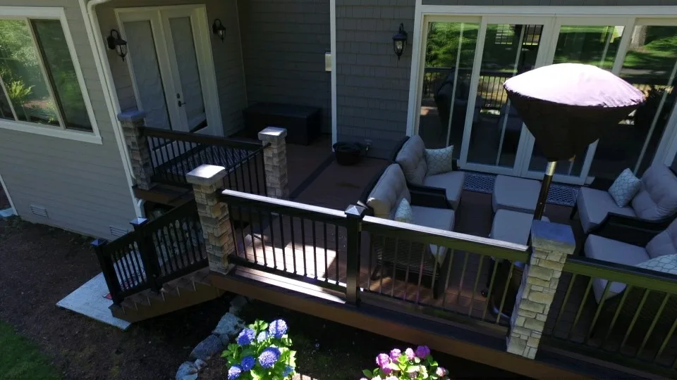 Gig Harbor Trex Decking with Deckorators Railing by Northwest Decks - Photo 4