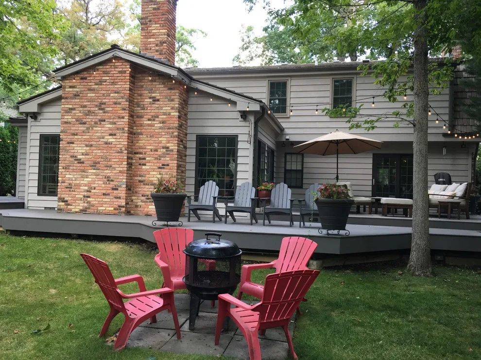Gray Composite Back Deck with 25-Year Warranty by Deckorators by Unique Deck Builders - Photo 7