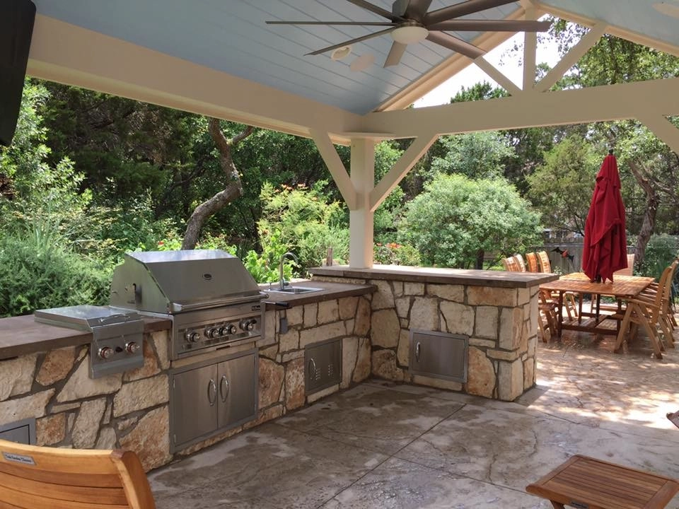 Covered Outdoor Kitchen & Dining Area by Sierra Outdoor Living, L.L.C. - Photo 3